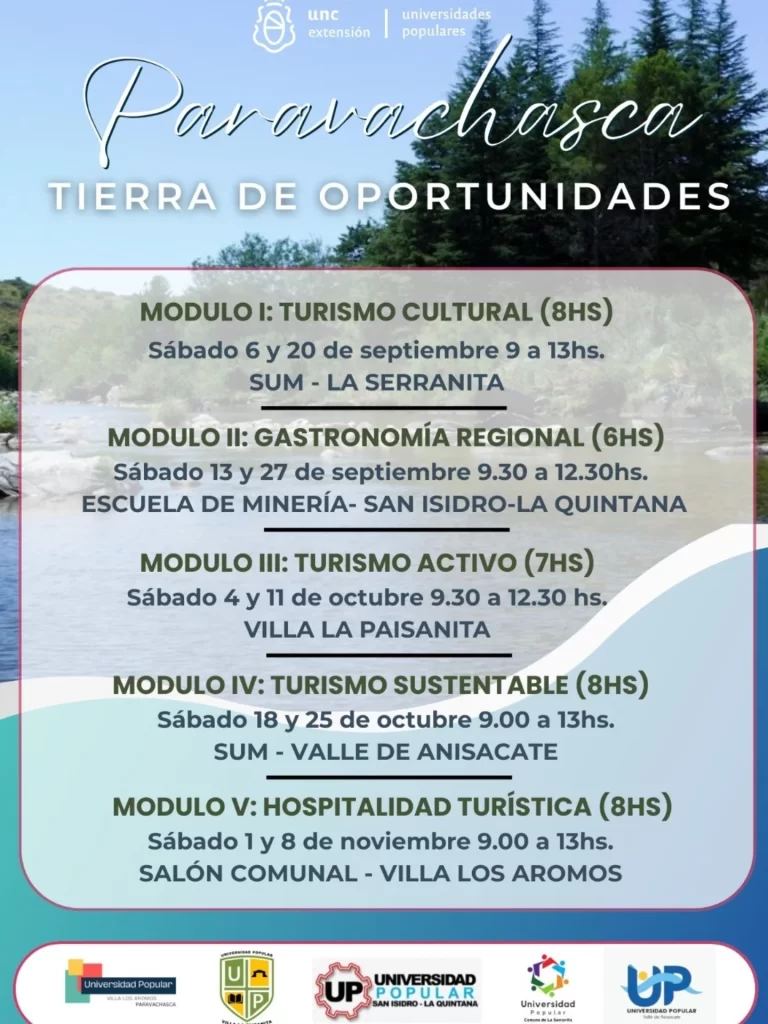 Paravachasca, tierra de oportunidades